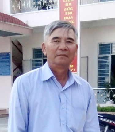 Ông Ngô Nhơn - Trưởng ban công tác Mặt trận thôn Quan Nam. 