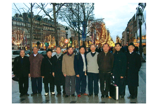 Đại lộ Champs Elysée tràn ngập ánh điện.