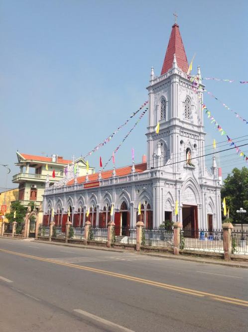 Nhà thờ giáo họ Thất Tinh. Ảnh: CTV
