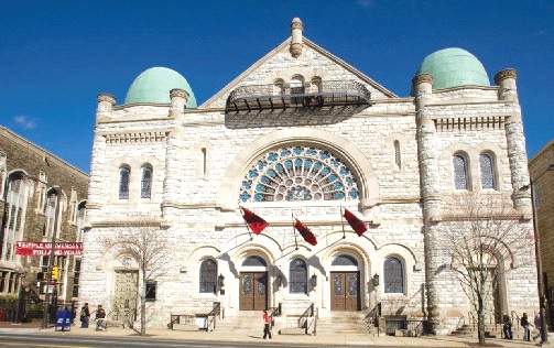 Nhà thờ Temple Baptist. Ảnh: CTV