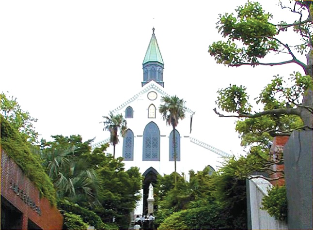 Nhà thờ Chính tòa Oura Nagasaki. Ảnh: TL