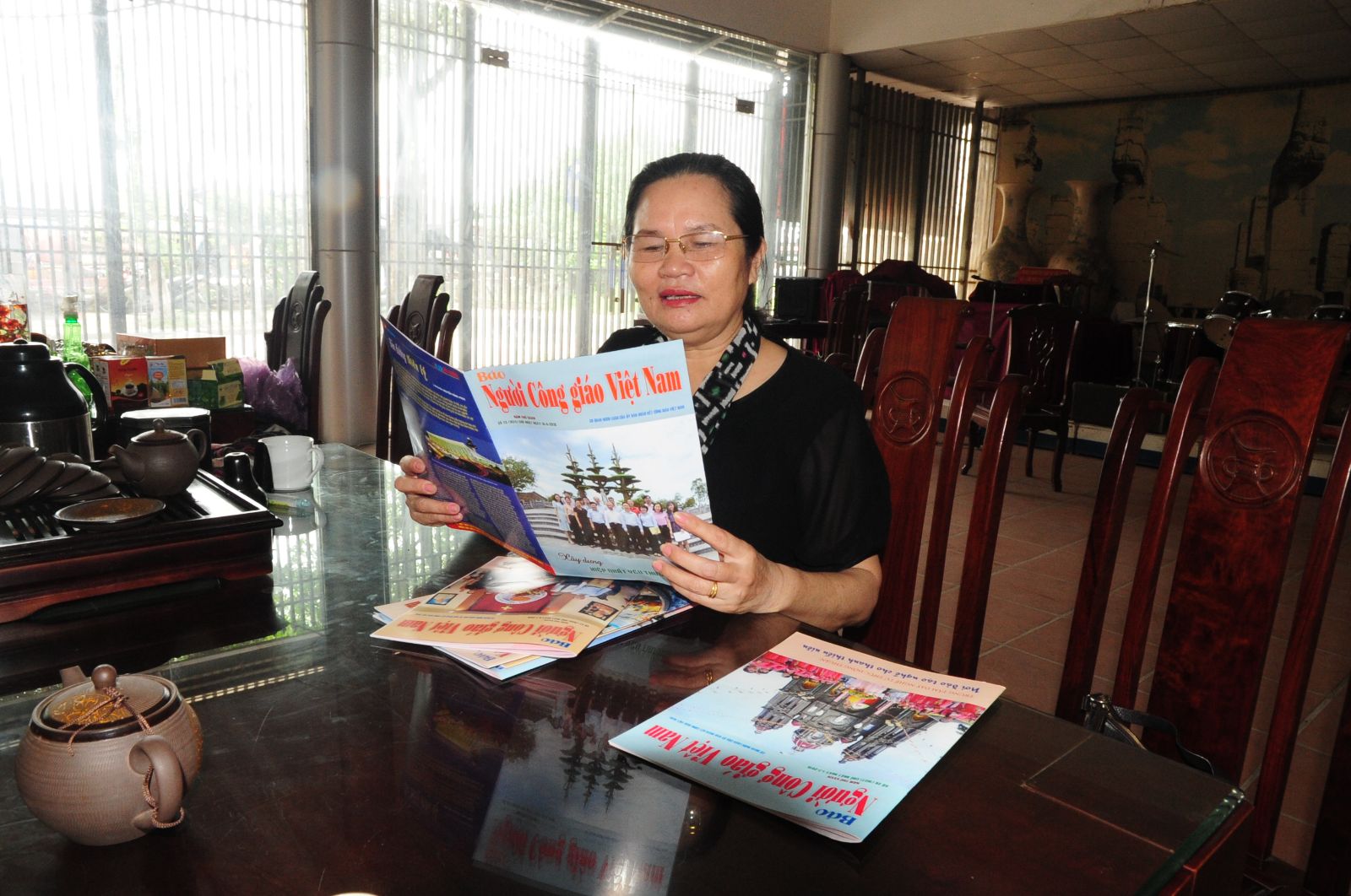 Bà Maria Nguyễn Thị Nga. Ảnh: Phạm Cường