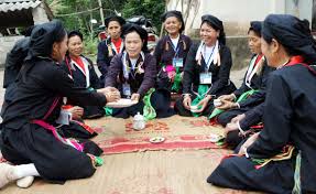 Một buổi giao lưu Soọng cô của người dân tộc Sán Dìu xã Tân Lợi (Đồng Hỷ). Ảnh: Thu Hà Ảnh: CTV