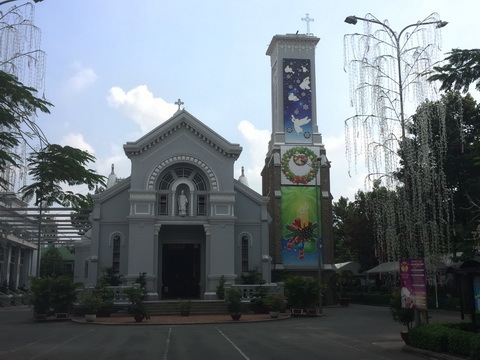 Nhà thờ Hạnh Thông Tây do ông Lê Phát An (1868-1946) bỏ tiền ra xây dựng theo phong cách kiến trúc Byzantine, mô phỏng Vương cung thánh đườngThánh Vitale ở thành phố Ravenna, Ý. Ảnh: Minh Hải