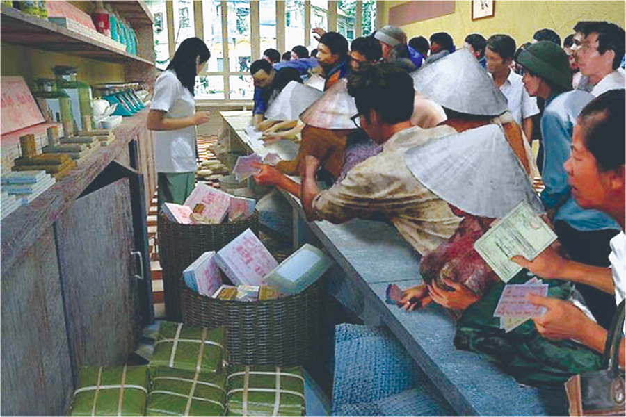 Một cửa hàng thời bao cấp. Ảnh: K.N.B Ảnh: CTV
