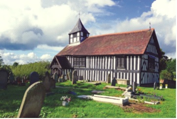 Nhà thờ St. Peter ở Melverley, Shropshire. Ảnh: CTV