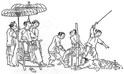 Những kẻ phạm tội đều bị vua xử nghiêm. Minh họa: CTV