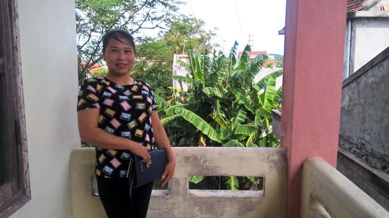 Chị Nguyễn Thị Tuệ. Ảnh: TVH