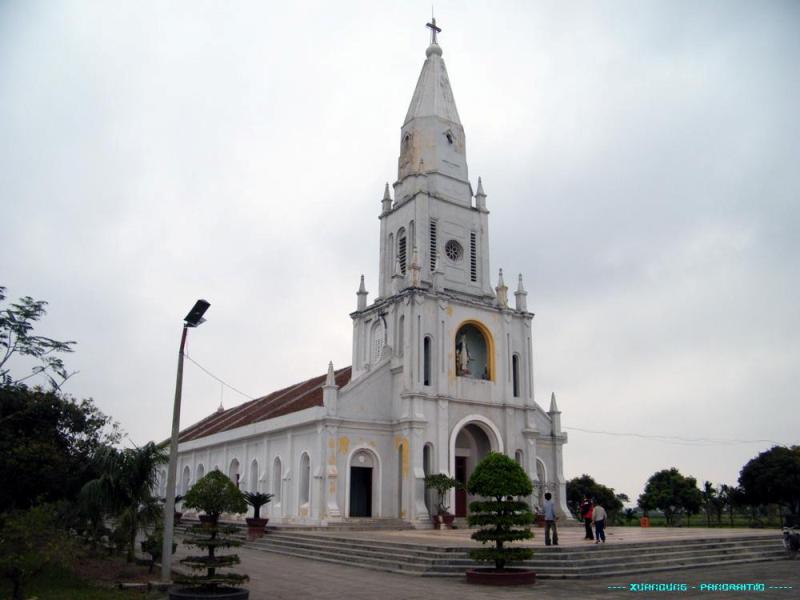Nhà thờ giáo xứ Liên Nghĩa Ảnh: Đăng Định