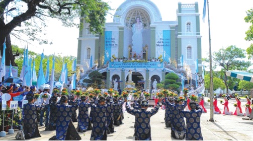 Đại hội Năm Thánh Đức Mẹ Trà Kiệu 29-30/5/2020. Ảnh: Minh Hoàng