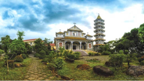 Vẻ đẹp độc đáo tại Đan Viện Thiên An. Ảnh: Hoàng Oanh