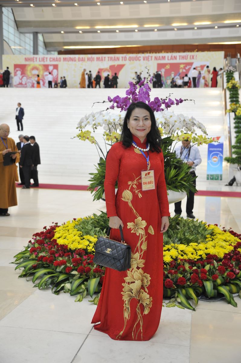Doanh nhân Maria Nguyễn Thị Thanh Hương. Ảnh: Mạnh Cường