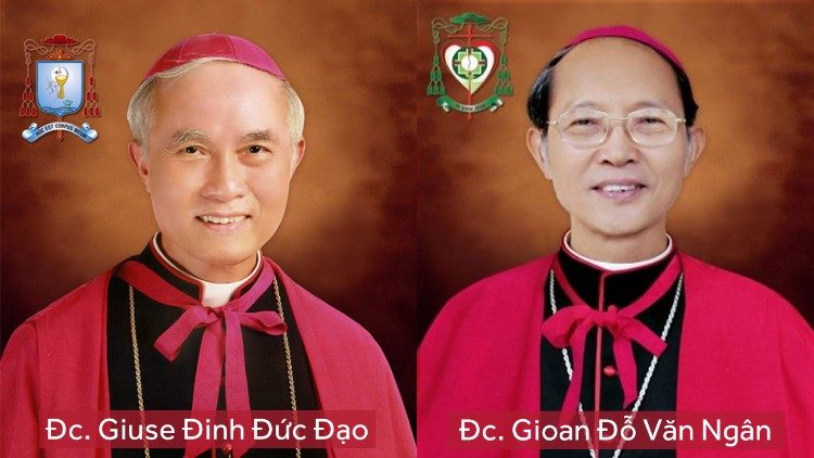Đc. Giuse Đinh Đức Đạo và Đc. Gioan Võ Văn Ngân 