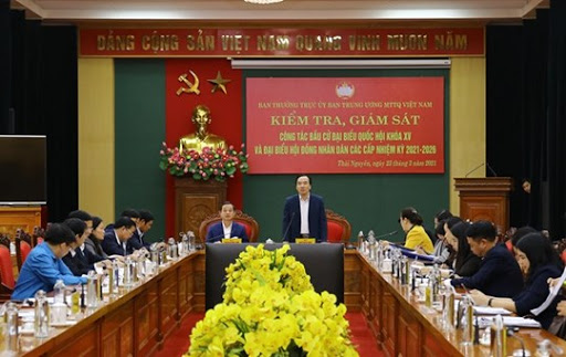 Phó Chủ tịch Ngô Sách Thực phát biểu tại buổi kiểm tra. Ảnh: Nguyễn Phượng