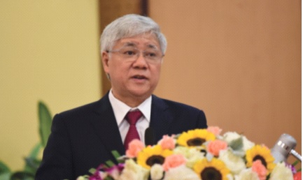 Tân Chủ tịch Ủy ban Trung ương MTTQ Việt Nam Đỗ Văn Chiến. Ảnh: Phạm Cường Ảnh: TL