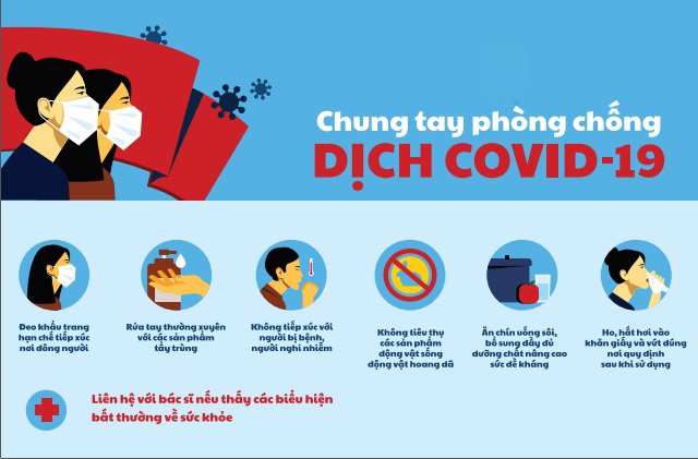 Tích cực chung tay phòng, chống dịch Covid-19. Ảnh: CTV