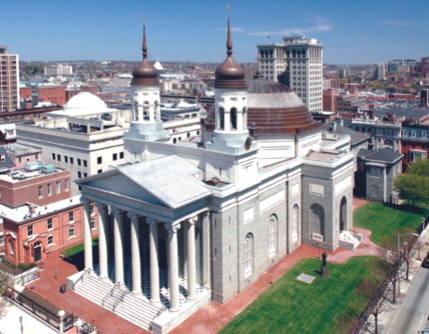 Quang cảnh nhà thờ Baltimore. Ảnh: CTV 