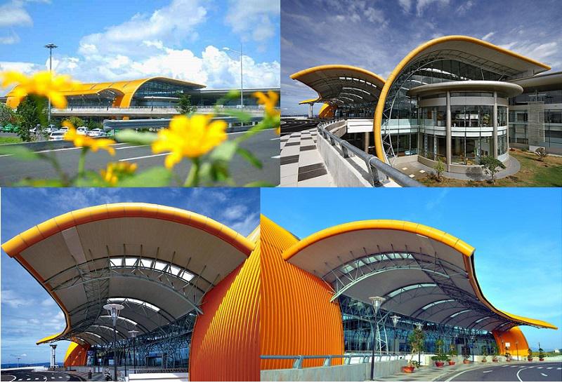 Sân bay Liên Khương Đà Lạt mang dáng dấp một bông hoa Dã Quỳ. 