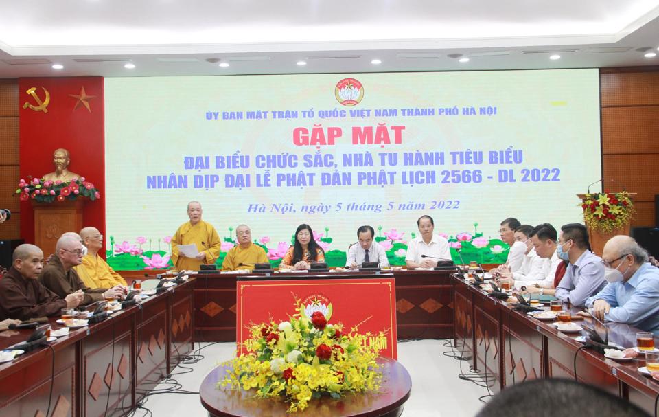 Quang cảnh buổi gặp mặt. Ảnh: Phạm Cường