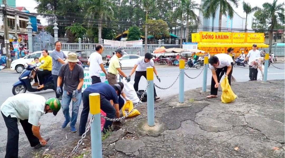 Cộng đồng Công giáo tỉnh Đồng Nai đã có nhiều hoạt động bảo vệ môi trường, ứng phó với biến đổi khí hậu. Ảnh: CTV
