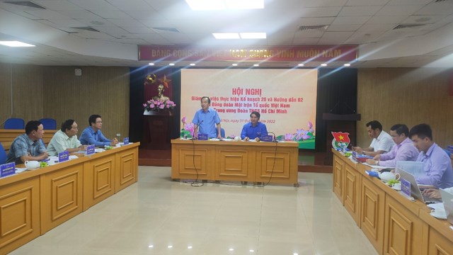 Đoàn giám sát làm việc với Trung ương Đoàn TNCS Hồ Chí Minh.