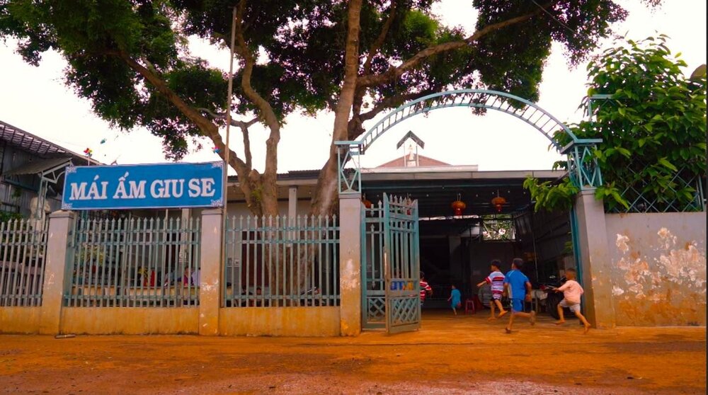 Mái ấm Giuse đã trở thành ngôi nhà chung ấm áp của trẻ mồ côi không nơi nương tựa. 