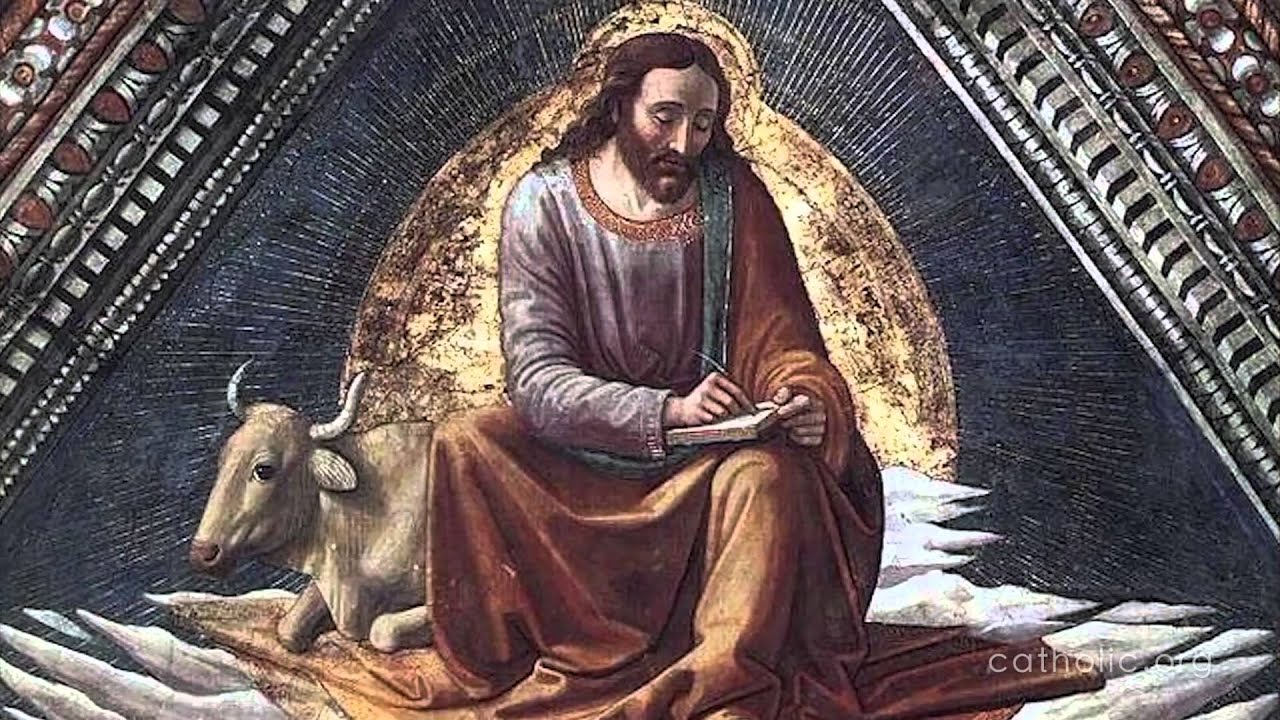Kính xin thánh Luca thánh sử phù trợ cho chúng ta được lòng tin mạnh mẽ và hăng hái như người để chúng ta đem tin lành cứu độ đến cho những người còn chưa nhận biết Chúa.