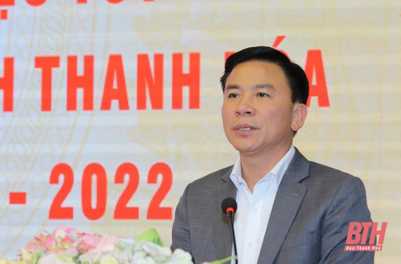 Bí thư Tỉnh ủy Đỗ Trọng Hưng phát biểu chỉ đạo tại hội nghị.