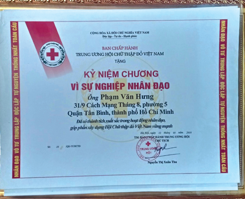 Anh Gioan Baotixita Phạm Văn Hưng. 