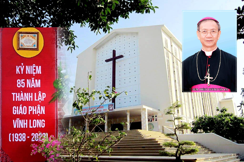 Ngày 08/01/1938, Toà Thánh Vatican ban Sắc chỉ thành lập giáo phận Vĩnh Long.