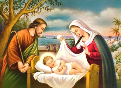 Lạy Thánh Cả Giuse, Đức Trinh nữ Maria và Chúa Giêsu Hài Đồng, xin các Ngài chi dẫn và nâng đỡ gia đình chúng con. 