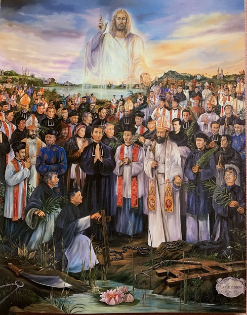 Tranh 117 Thánh Tử đạo Việt Nam.