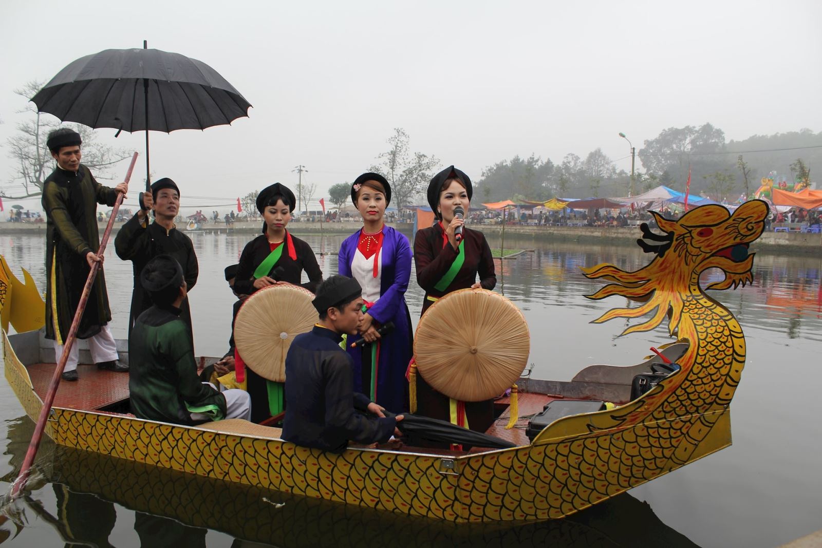 Dân ca quan họ Bắc Ninh đã trở thành nét văn hóa đặc sắc của vùng Kinh Bắc. Ảnh: Thư Hoàng.