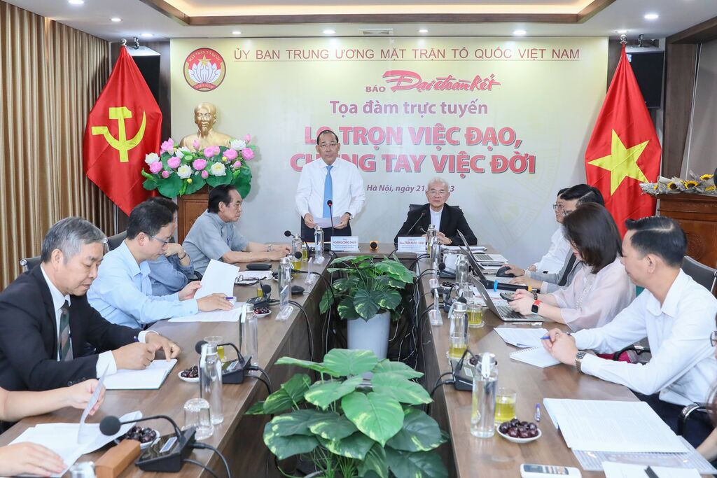 Quang cảnh Tọa đàm. (Ảnh: Quang Vinh)