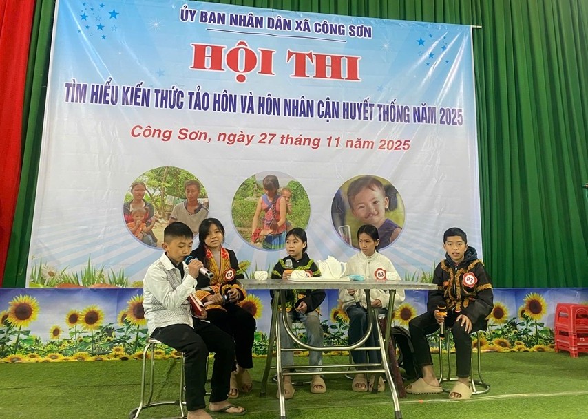 Trang bị kiến thức cho học sinh để phòng ngừa tảo hôn và hôn nhân cận huyết thống