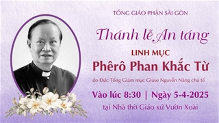 Thánh lễ An táng linh mục Phêrô Phan Khắc Từ