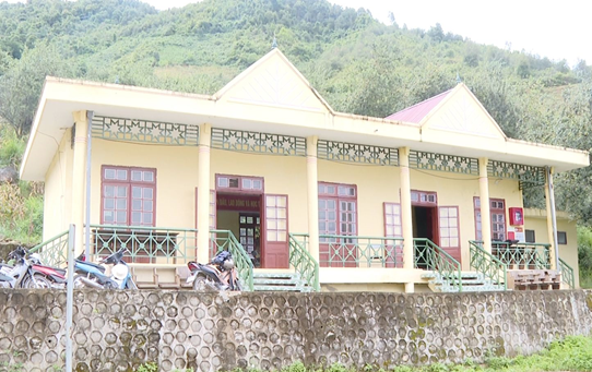 Công trình nhà văn hóa bản Đin Lanh, xã Chiềng Hoa, tỉnh Sơn La được đầu tư nâng cấp giai đoạn 2021 - 2025.