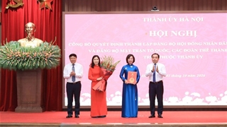 Thành lập Đảng bộ HĐND thành phố và Đảng bộ Mặt trận Tổ quốc, các đoàn thể thành phố trực thuộc Thành ủy Hà Nội